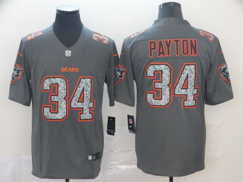 Men's Chicago Bears Walter Payton #34 Gray Team Jersey